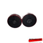 RUEDA 200X50 EJE 20 HIERRO FUNDIDO ROJO Kit 2 ruedas - Imagen 3