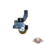 Rueda pivotante derecha completa ( R ) (estabilizadora) montada en transpaletas Noblelift PTE15N, BT Tyro LHE130 y Jungheinrich AME15. - Imagen 3